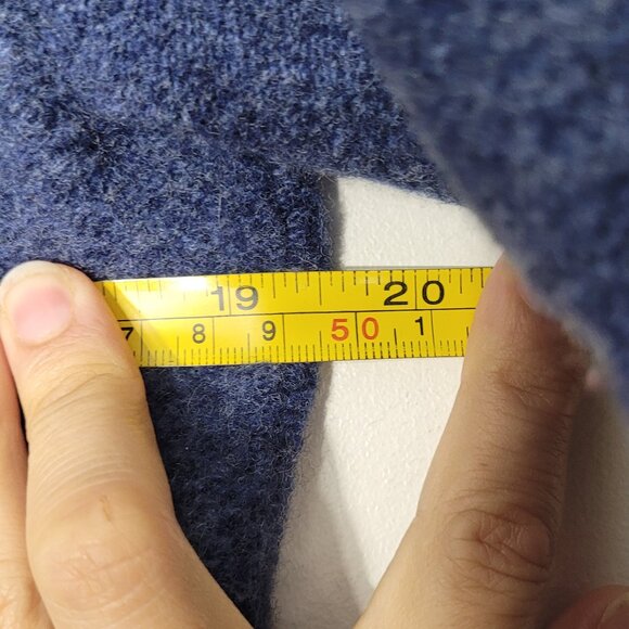 Robert Graham Women's Blue 100% Wool Classic Fit Full-Zip Cardigan Jacket Large - Picture 13 of 14